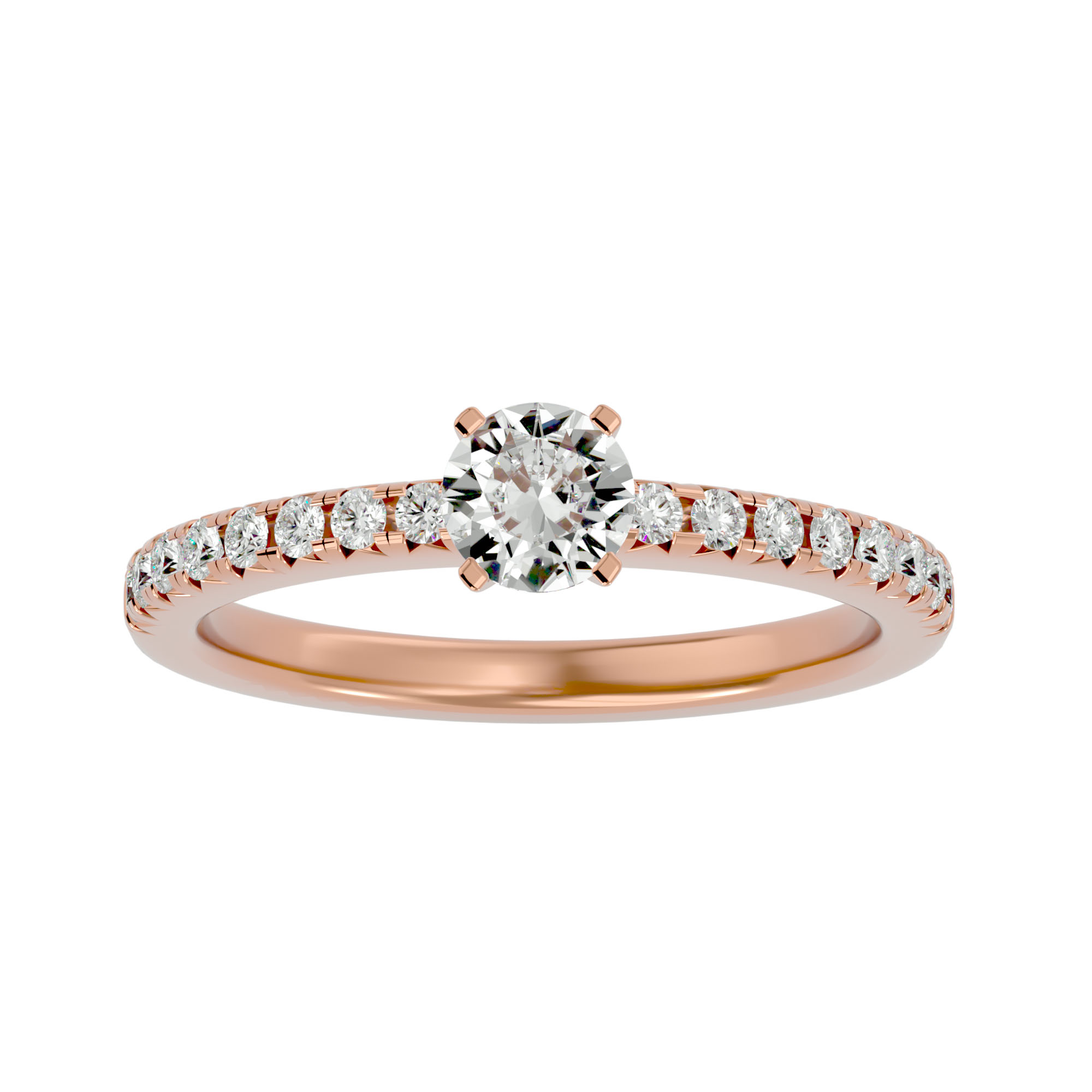 Ring collection First, ZLT, Diamond, 18K Rose Gold | Photo 1