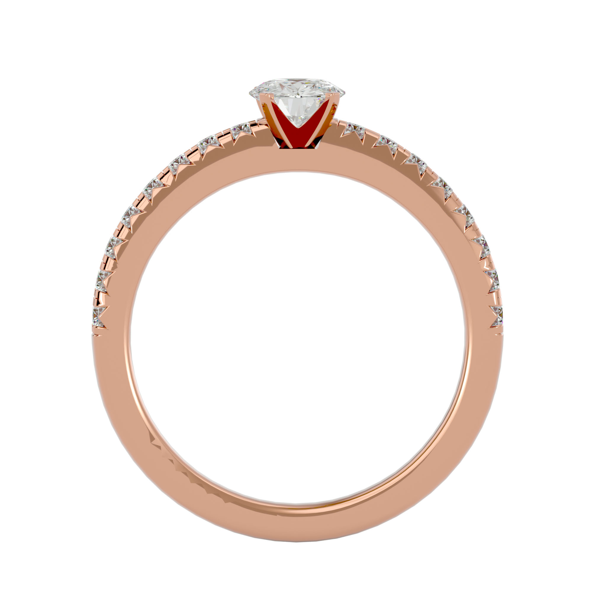 Ring collection First, ZLT, Diamond, 18K Rose Gold | Photo 2