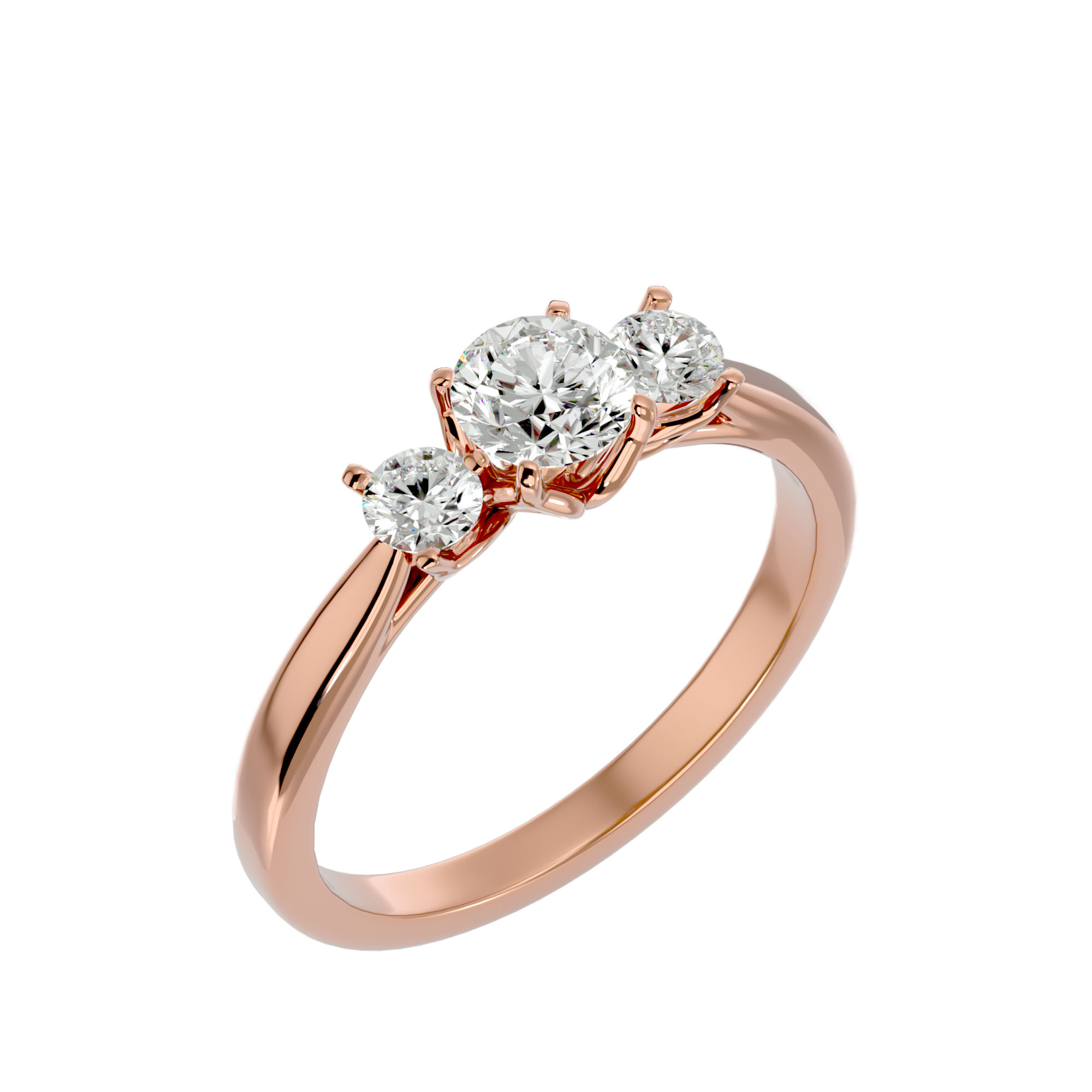 Ring collection First, ZLT, Diamond, 18K Rose Gold | Photo 3