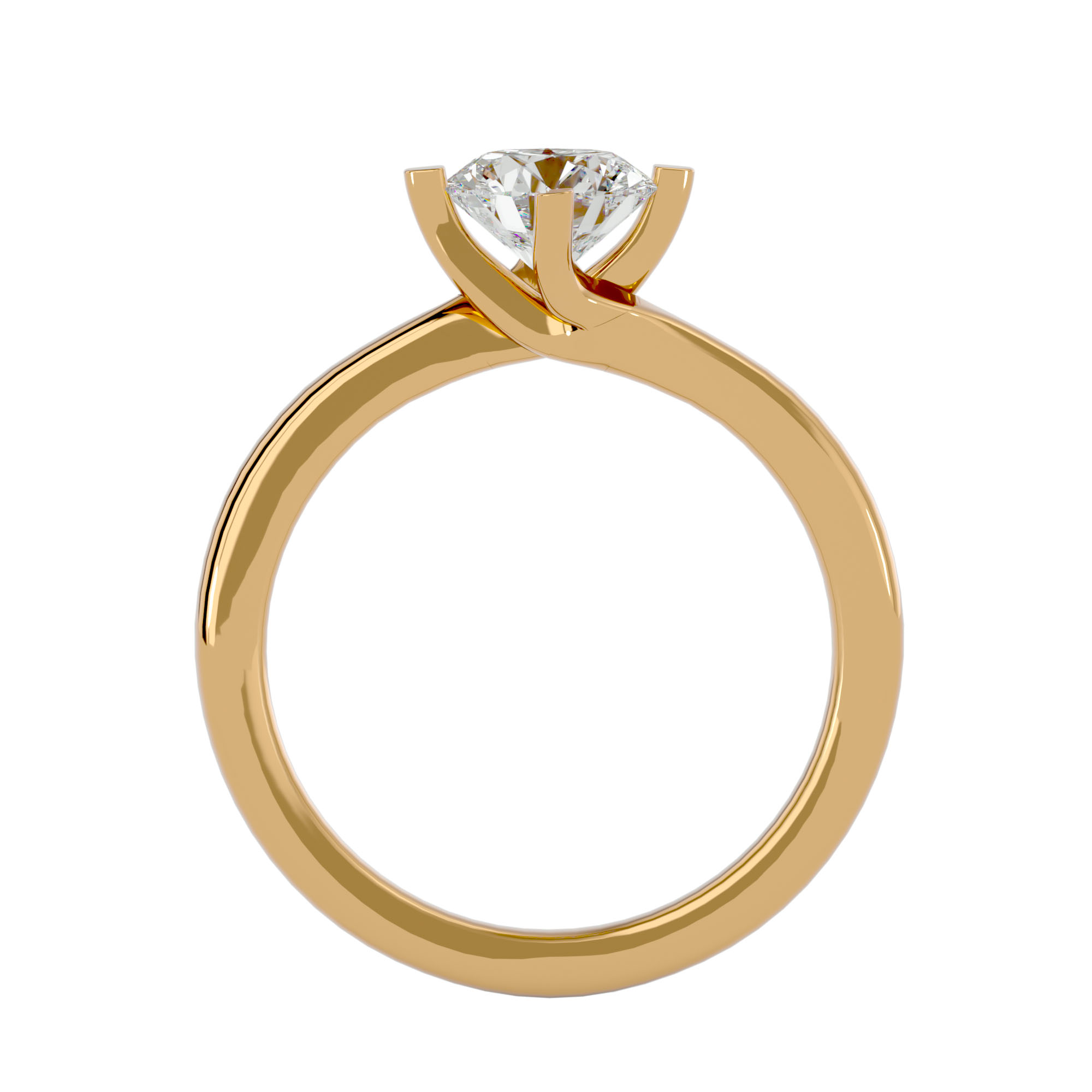 Ring collection First, ZLT, Diamond, 18K Yellow Gold | Photo 2