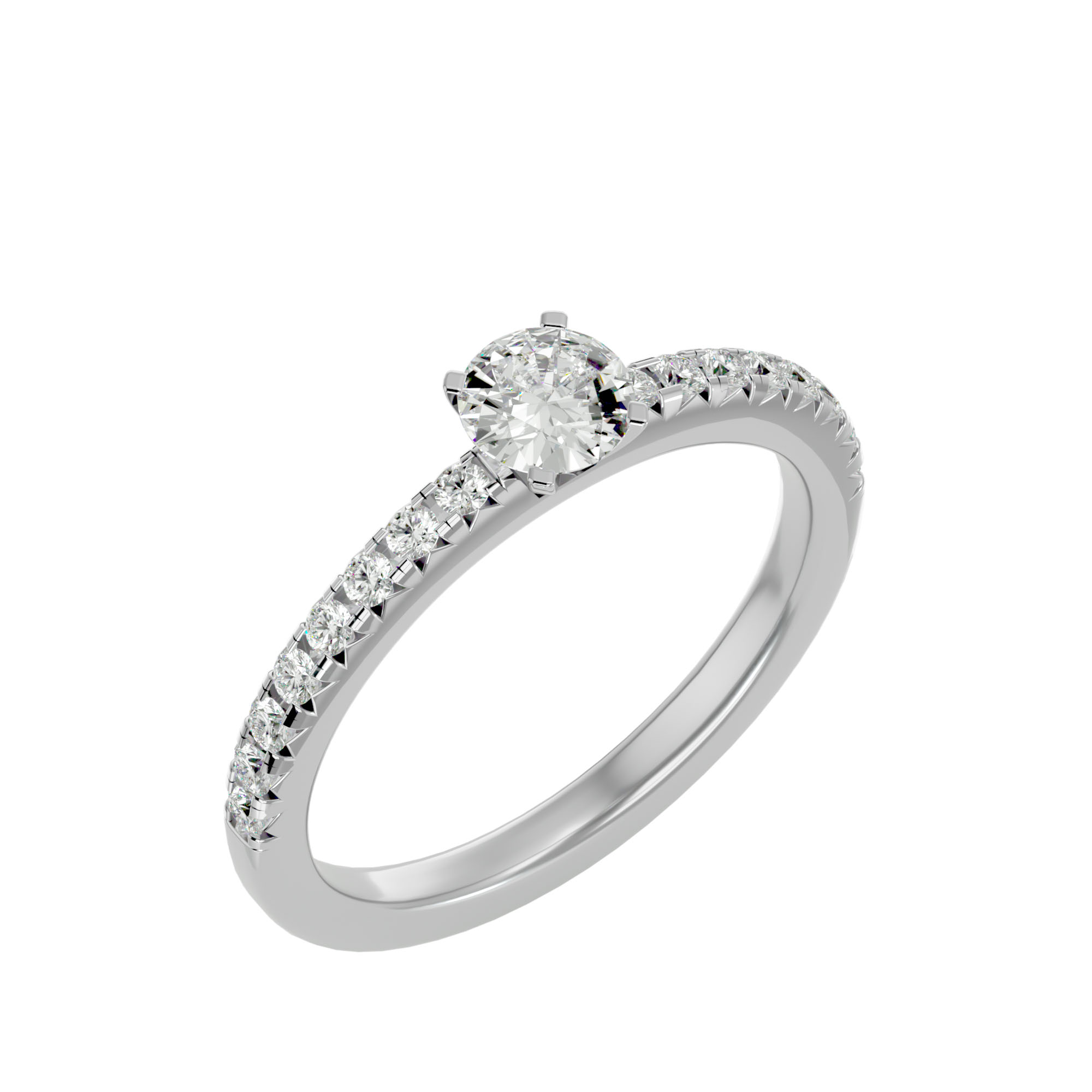 Ring collection First, ZLT, Diamond, 18K White Gold | Photo 3