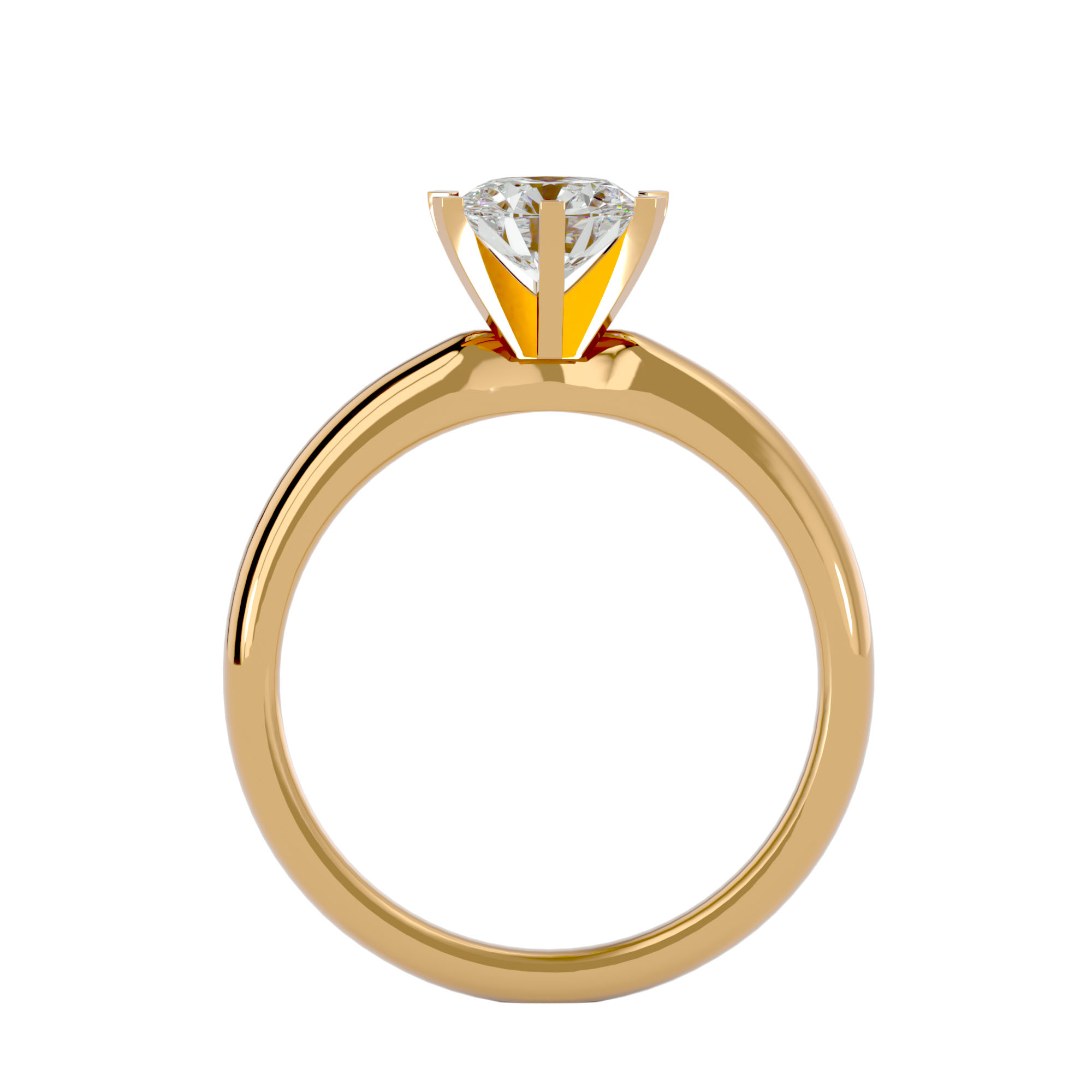 Ring collection First, ZLT, Diamond, 18K Yellow Gold | Photo 2