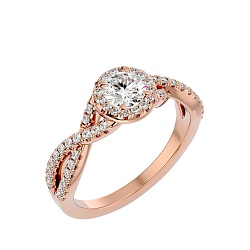 Ring collection First, ZLT, Diamond, 18K Rose Gold | Photo 1