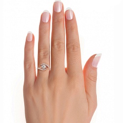 Ring collection First, ZLT, Diamond, 18K Rose Gold | Photo 1